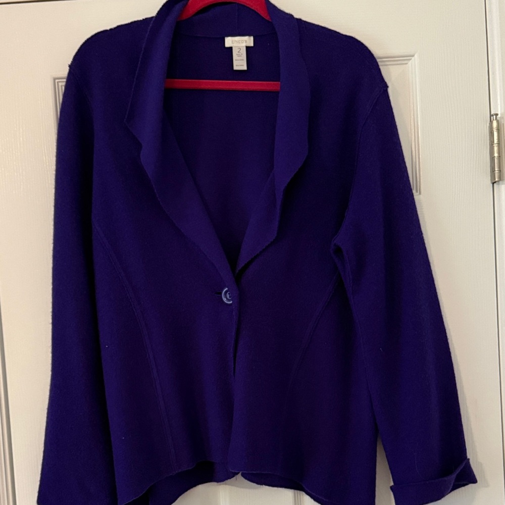 Chico's Purple Cardigan